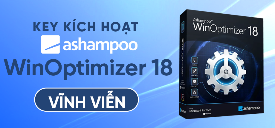 Ashampoo WinOptimizer 18 - Key kích hoạt vĩnh viễn